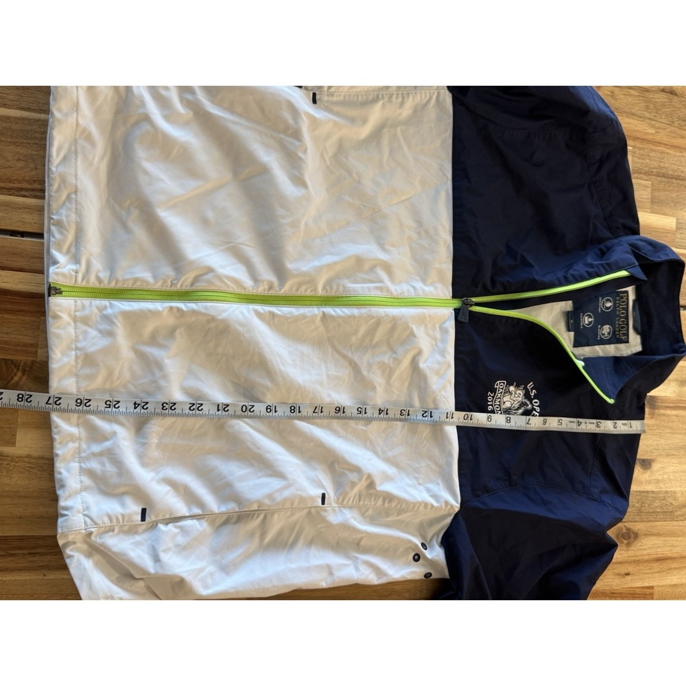 Polo Golf Ralph Lauren 2016 U.S Open Oakmont Windbreaker M Jacket Navy (795) - Picture 7 of 10